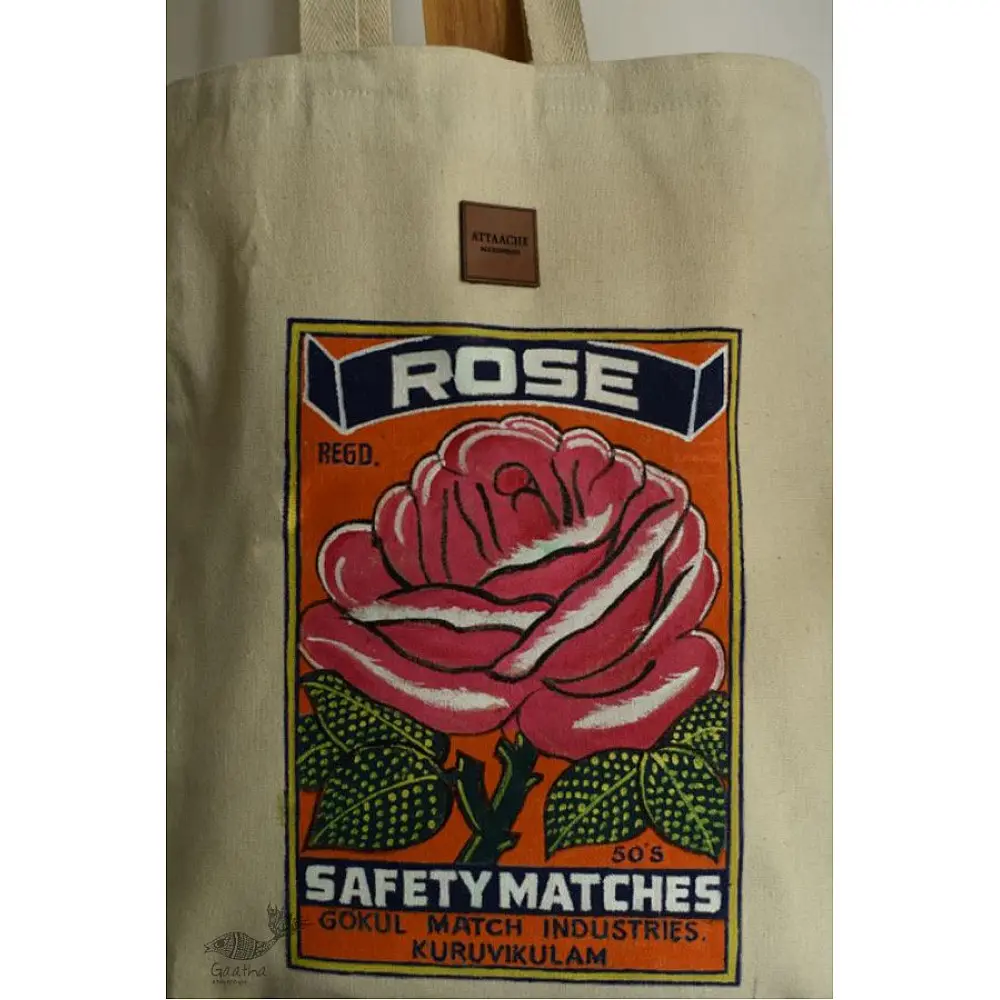 Hand Painted Canvas Bag 